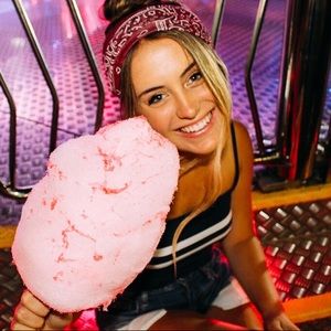 Brandy Melville - Navy Blue - 2 Striped - Crop Top